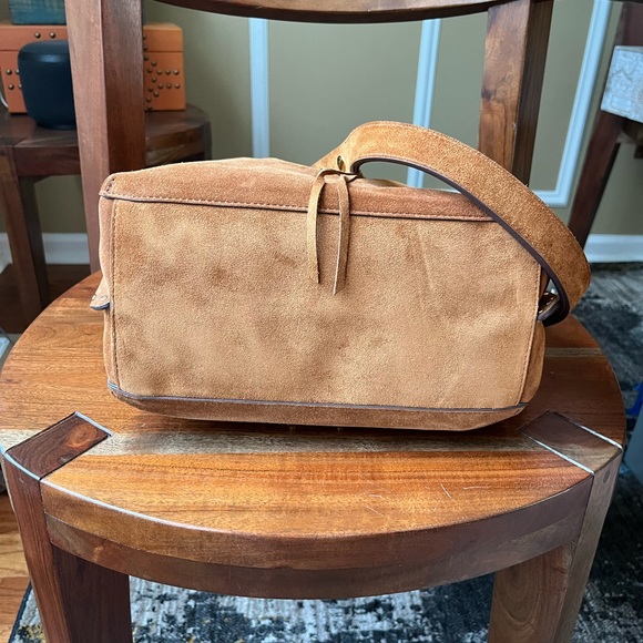 Rebecca Minkoff Whiskey Equestrian 
Darren Studded Suede Leather Shoulder Bag - Picture 11 of 16